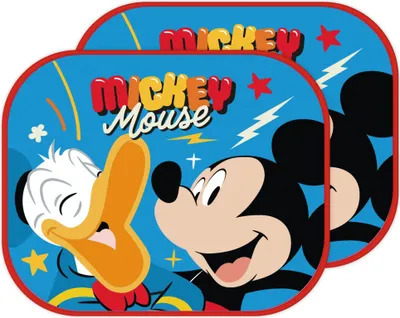 Produktbild von Disney Mickey Donald Sonnenschutz für Fenster, 2-teiliges Set