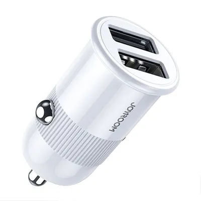 Produktbild von Joyroom KFZ-Ladegerät 2x USB 3.1 A weiß (C-A06)