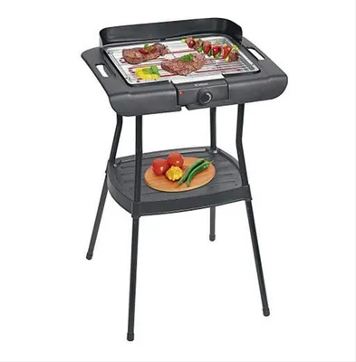 Produktbild von BOMANN Gril BQS 2244 CB se stojanem, grilovací plocha: 36 x 25 cm 2000 W černý