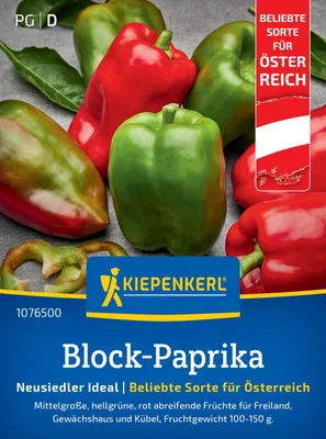 Produktbild von Paprika Neusiedler Ideal (Regional AT) | Paprikasamen von Kiepenkerl