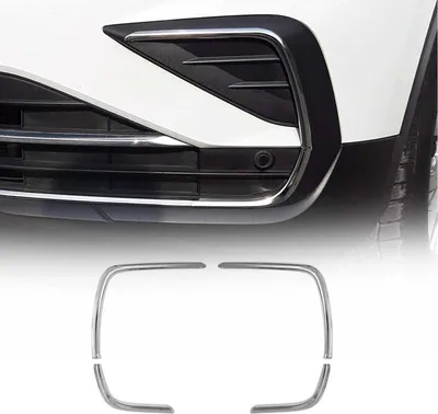 Obrázok produktu pre Rám hmlového svetla pre VW Tiguan 2021-2025 nerezová oceľ strieborná 4ks