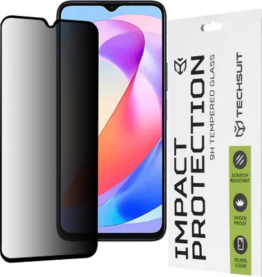 Image de Techsuit Verre Protecteur Anti-Spy Honor X6b - Noir KP33209