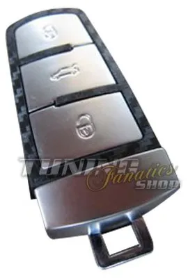 Produktbild von Schlüssel Carbon Design Folie Aufkleber Schwarz für VW Passat 3C B6 B7 + CC