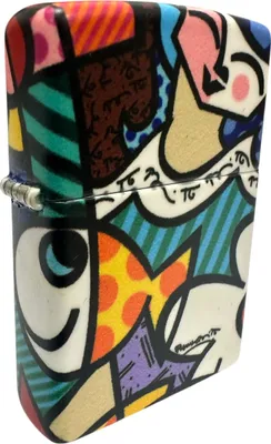 Produktbild von Zippo Feuerzeug Sonderedition Britto Fish & Cat Sturmfeuerzeug Benzin