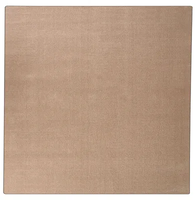 Zdjęcie produktu dla BELIANI Dywan piaskowy 200 x 200 cm gładki jednolity do salonu sypialni styl nowoczesny minimalistyczny