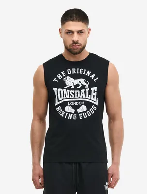 Produktbild von Lonsdale London Top Herren BOLDRON schwarz Streetwear 100% Baumwolle L