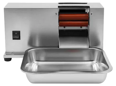 Produktbild von Elektrische Bohnenschälmaschine - Halbautomatischer Edamame-Schäler - Edelstahl - 100 U/min - EU-Stecker - Leicht zu reinigen - Freistehend - Silber