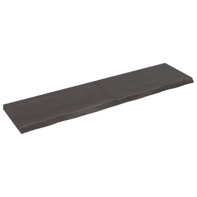 Zdjęcie produktu dla vidaXL Szafka podumywalkowa ciemnobrązowa 200x50x(2-6)cm lite drewno