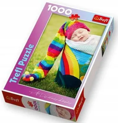 Produktbild von Trefl Puzzle 1000 Elemente Tęczowe Wiaderko Pejzaże