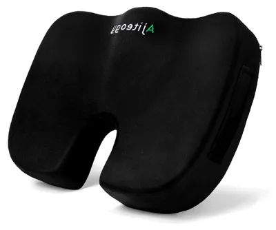 Produktbild von Sitzkissen aus Memory-Schaum - Ergonomisches Kissen für Bürostühle, Autos und Gaming-Stühle
