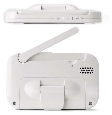 Produktbild von Alecto DVM200MBE - Babyphone mit Kamera und 4,3"-Farbdisplay, Weiß/Braun