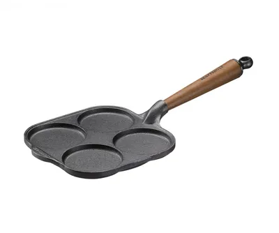 Produktbild von Skeppshult Gusseisen Eierpfanne mit Walnussgriff