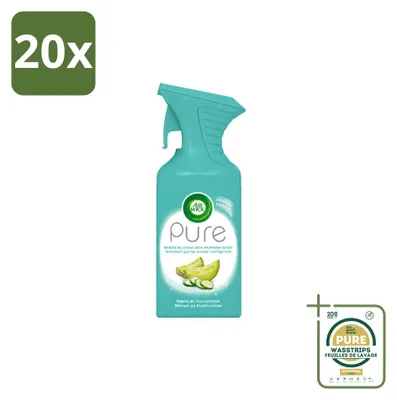 Obrázek produktu pro 20 kusů osvěžovače vzduchu Air Wick Pure, vůně meloun a okurka, objem 250 ml, balení