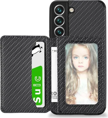 Produktbild von König Design Hülle kompatibel mit Samsung Galaxy S22 Plus 5G Kunststoff Soft Handyhülle - Handy Case Schwarz