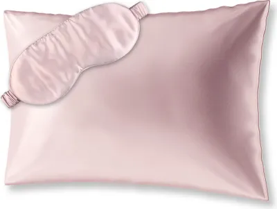 Obrázek produktu pro AILORIA BEAUTY SLEEP SET S - povlak na polštář (50x75) a maska na spaní z hedvábí ROSA Velikost: 50x75