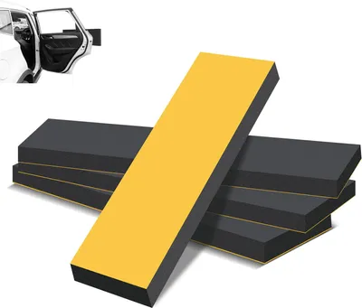 Imagen del producto de Cozary, 4 protectores para paredes de garaje, 30x10 cm, protectores autoadhesivos para garaje, 2 unidades