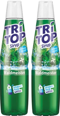 Produktbild von Tri Top Getränke-Sirup Waldmeister 600ml - wenig Zucker - kalorienarm (2er Pack