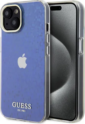 Produktbild von Guess iPhone 15 Hardcase - Faceted Mirror - Disco Purple