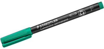 Produktbild von Staedtler Lumocolor, Grün, Schwarz, Grün, 0,6 mm, Universal, 1 Stück(e), Deutschland