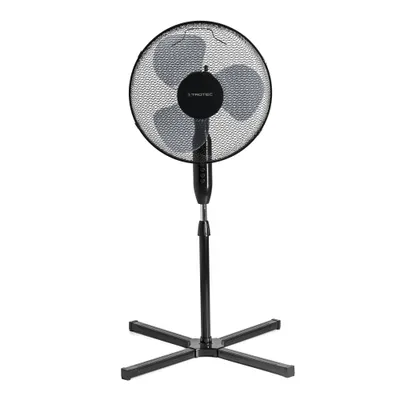 Produktbild von TROTEC Standventilator TVE 17 S | Standlüfter | Standfuß höhenverstellbar bis 122 cm | Automatische 80°-Oszillation mit Abschaltfunktion | 3 Geschwindigskeitsstufen | Leistungsaufnahme 40W | geringes Betriebsgeräusch | schwarz | Durchmesser 40 cm