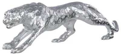 Zdjęcie produktu dla Gepard Casablanca, poli, antyczne srebro wys. 20 cm, dł. 80 cm 59216