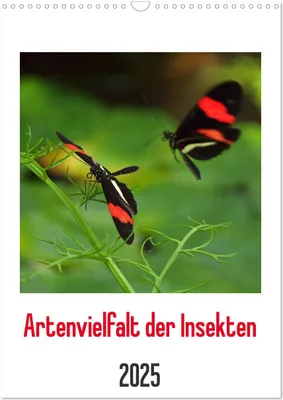 Produktbild von Artenvielfalt der Insekten (Wandkalender 2025 DIN A3 hoch), CALVENDO Monatskalender