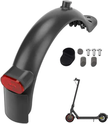 Produktbild von Hinterer Schutzblech mit Rücklicht für E-Scooter – geeignet für Xiaomi M365 Pro 2