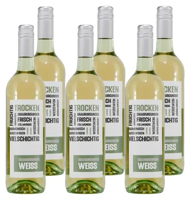Produktbild von Grauburgunder Weißwein Baden -trocken- (6 x 0,75L)