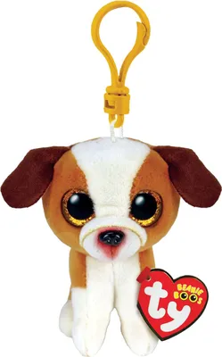Produktbild von Ty Beanie Boo's Clip Hugo Bulldog 7cm