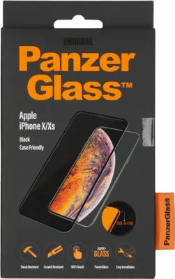 Immagine prodotto di PanzerGlass Case Friendly Pellicola protettiva per display Nero iPhone Xs / X
