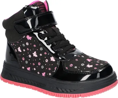 Produktbild von American Club Xd149 Kinder Winterschuhe mit Fleecefutter Klett & Reißverschluss, Winterstiefel, Schwarz 36