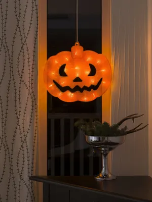 Produktbild von Konstsmide 2172-000 LED Fensterbild Kürbis