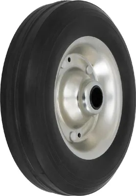 Produktbild von KNOTT Ersatzrad 4802799X, 200x50 mm Vollgummi, Stahlfelge, Nabe 20x54 mm, für TK48 und TK35, für Anhänger
