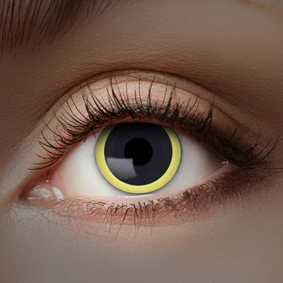 Obrázek produktu pro Svítící UV kontaktní čočky různých designů a barev Flash-Eclipse