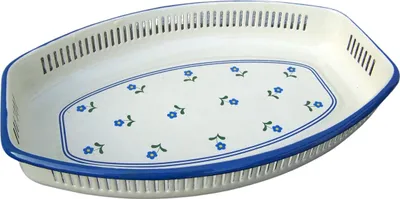 Immagine prodotto di Cestino per il pane smaltato con fiorellini