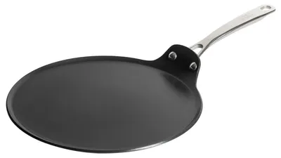 Crêpepfanne 27 cm, Aluminium, Antihaft, Induktion, flacher Rand