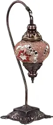 Zdjęcie produktu dla Lampa stołowa Lampa stołowa Lampy Luksusowe Szare Lampy Stołowe Szkło