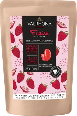 Produktbild von Schokolade Inspiration Erdbeere 250 g Valrhona