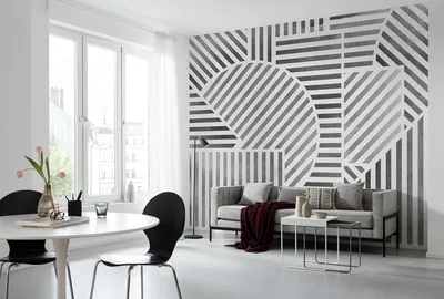 Produktbild von Digitaldruck Vlies Fototapete - Jeux de Lignes - Größe 300 x 250 cm