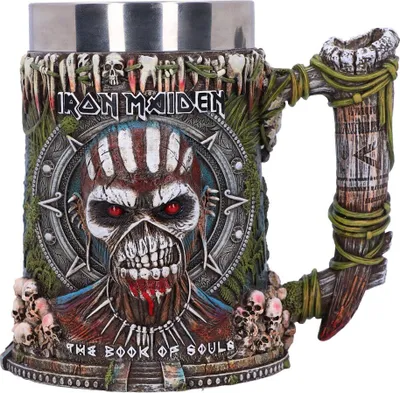Produktbild von Iron Maiden ";The Book Of Souls"; Krug als Merchandise & Geschenk 17,5cm