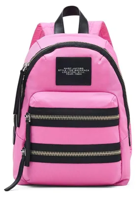 Productafbeelding van MARC JACOBS Damesrugzak, model MEDIUM, kleur: roze (met strikdetail)