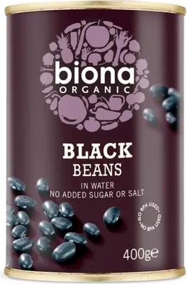 Image de Black Beans - Haricots noirs à l'eau 400g