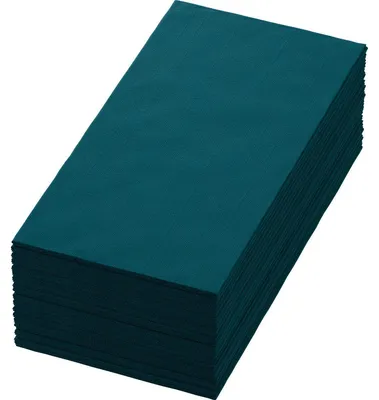 Produktbild von 6x -Dunisoft-Servietten 40 x 40 cm  1/8 Buchfalz ocean teal | Packung (60 Stück)