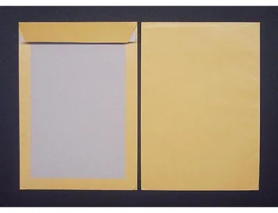 Produktbild von Versandtaschen B4 120g/qm HK Papprückwand VE=125 Stück braun