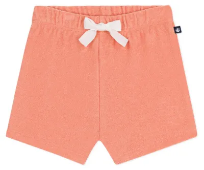 Productafbeelding van Petit Bateau badpak voor baby meisjes, model A0cvk, oranje, maat 6 maanden