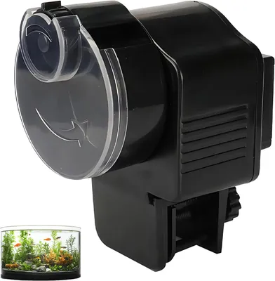 Produktbild von Automatischer Fischfutterspender: 60 ml, für Pellets und Streifen