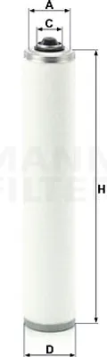 Obrázek produktu pro Filtr, odvětrání klikové skříně MANN-FILTER LE 9019