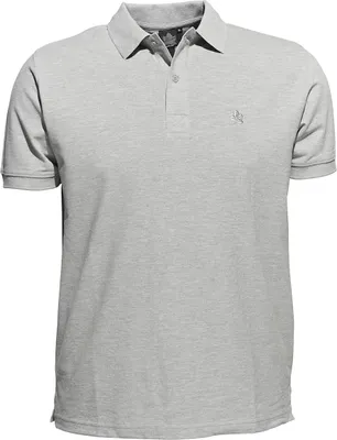 Produktbild von Übergrößen Basic-Poloshirt AHORN SPORTSWEAR grau melange 4XL