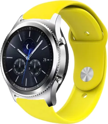 Produktbild von Strap-it Samsung Gear S3 Classic / Frontier Sportarmband (Gelb)