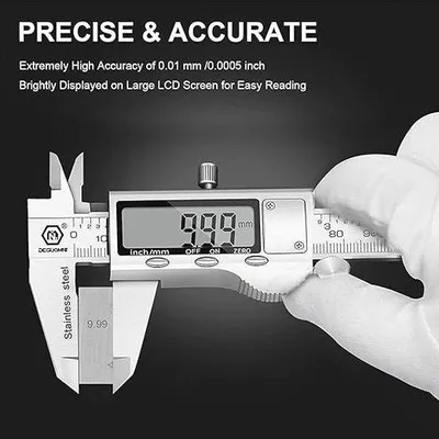 Immagine prodotto di calibro a scorrimento - calibro di precisione 10 cm (lunghezza) x 15,2 cm (larghezza)